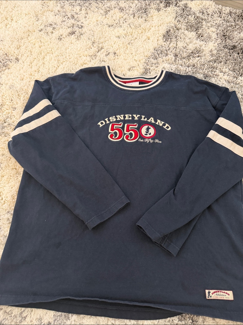 Disneyland Men's Navy '55' Crewneck Sweatshirt